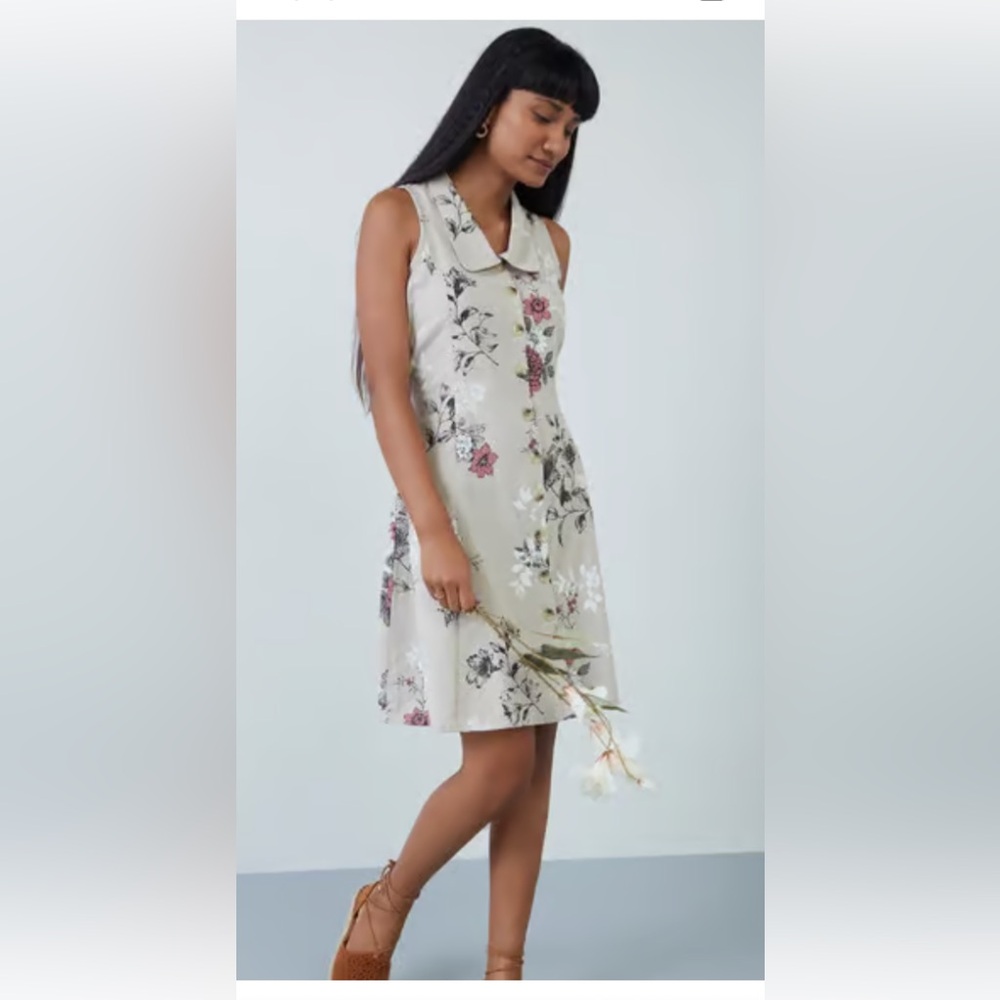 Bombay Cream Floral Midi Dress